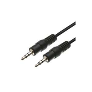 Cable Audio 3.5mm a 3.5mm 0.9m Negro