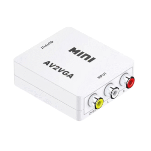 Convertidor Adaptador HDMI a 3 RCA AV1080p Full HD Video Blanco